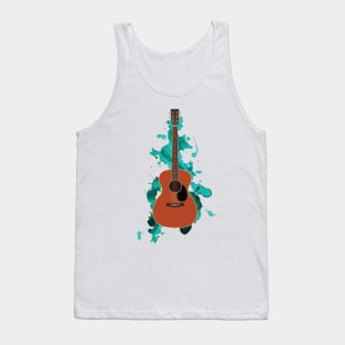 Concert Style Acoustic Guitar All Mahogany Tank Top